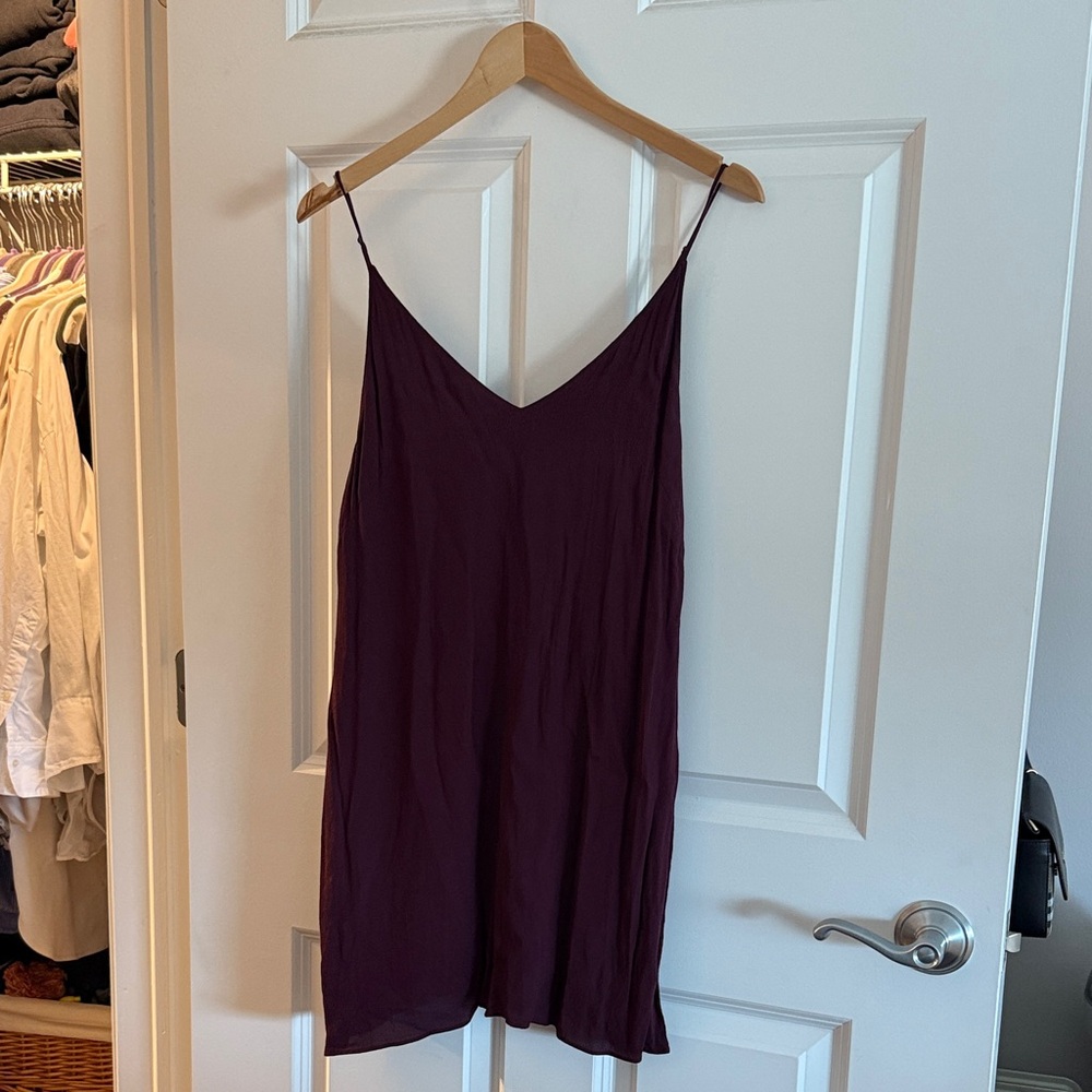 Wilfred Free Burgundy Slip Dress